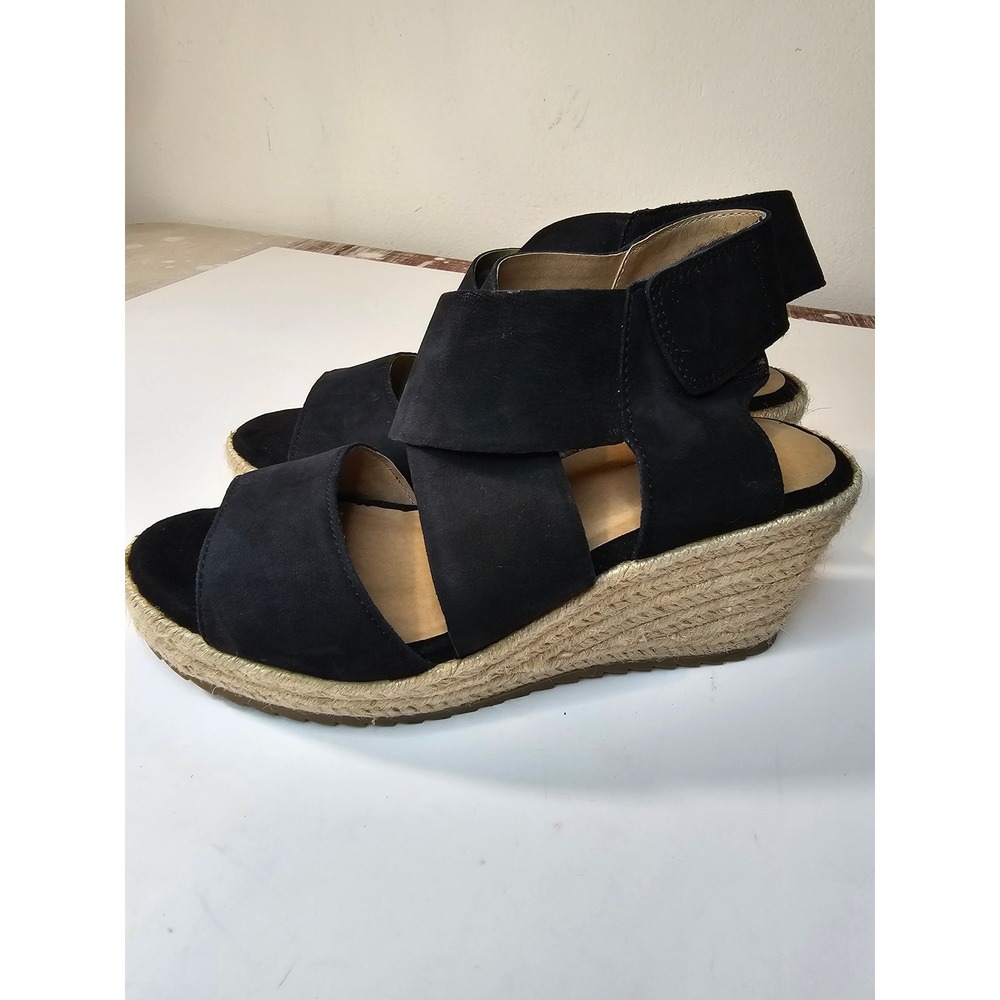 Rock & Republic Leopard Print Studded Leather Sandals Gold Buckle size 36.5 - Picture 8 of 8
